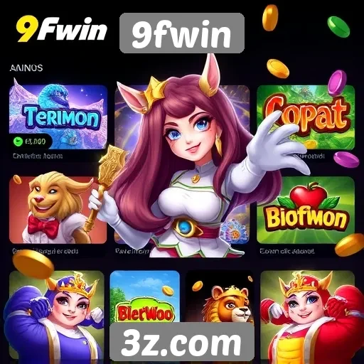 9fwin oferece variedade de jogos para todos os gostos